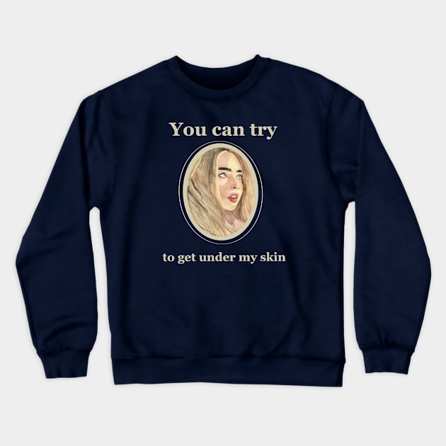 Sabrina Carpenter Crewneck Sweatshirt by peculiarjuls